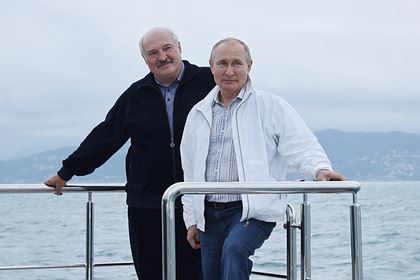 Путин и Лукашенко прокатились на яхте