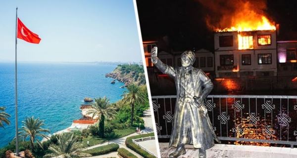 В Турции сгорел отель: он проработал всего 2 дня после открытия